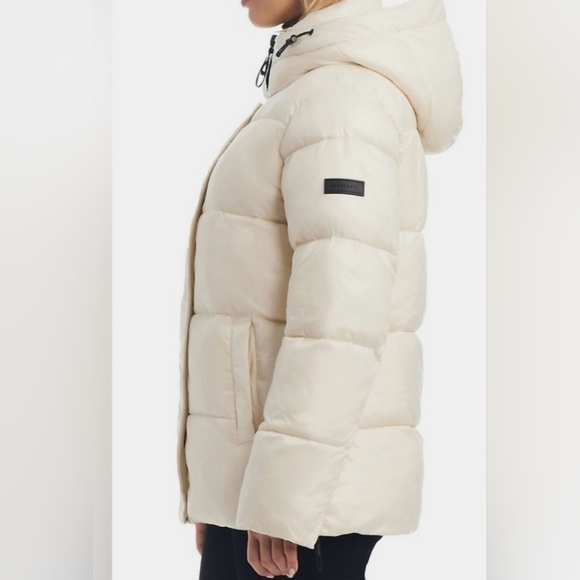 Sanctuary Puffer-Up Premium Down Filled Recycled Fabric Jacket Women's Size Lg - Picture 4 of 16